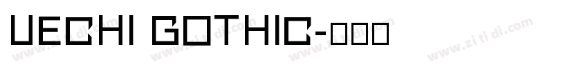 Uechi Gothic字体转换